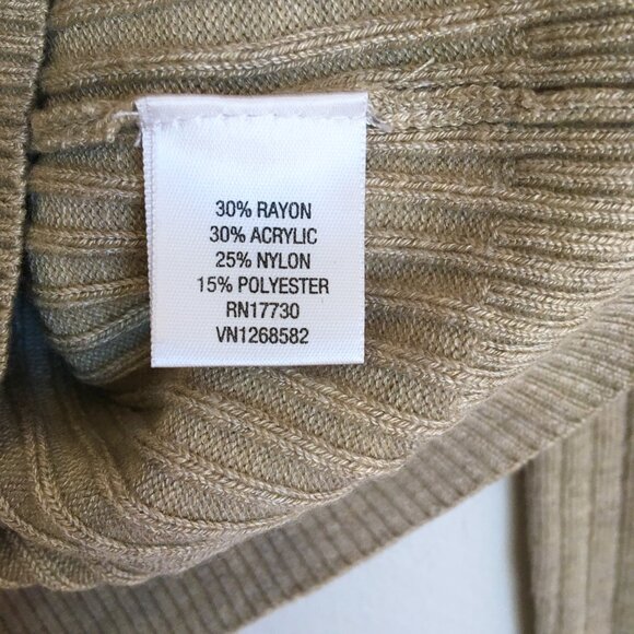 Merona Beige Ribbed Sweater - Picture 5 of 5